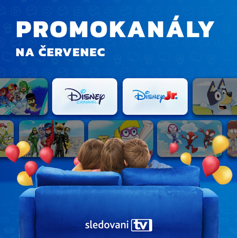Sledování TV červenec