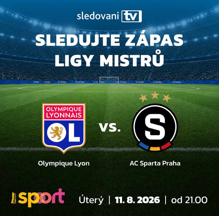 ⚽ První krok Sparta zvládla. Teď musí potvrdit postup v Lyonu.